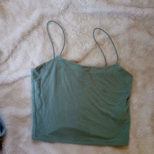 Spaghetti strap crop top